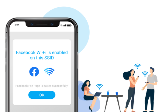 רשת אלחוטית   Facebook WIFI 2.0 מבית אדוויס
