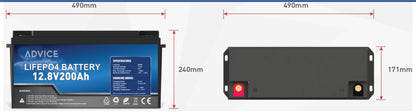 BatteryPack ADB-LPF12-200AH