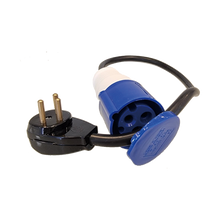 מתאם בין שקע סיקון לשקע קיר למטען עד 16A