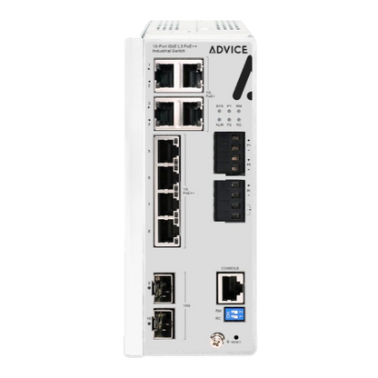 GIS8UP2X360 - Industrial L3 PoE++ Switch