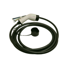 כבל לעמדת טעינה לרכב חשמלי קבועה תלת פאזית 16 אמפר באורך 5 מטר פלאג  Type2