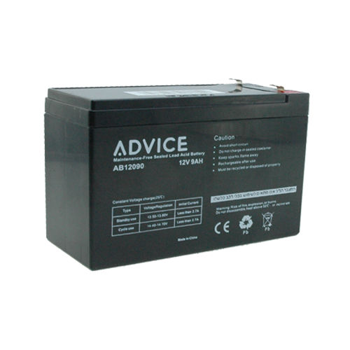 מצבר לאל פסק 12V 9AH - ADVICE.CO.IL