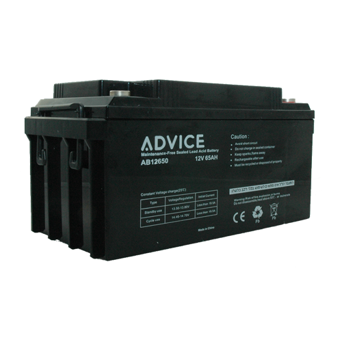 מצבר לאל פסק 12V 65AH - ADVICE.CO.IL
