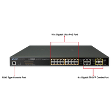 60W Ultra POE Switch GS-4210-16UP4C - ADVICE.CO.IL