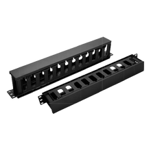Single Side Plastic Cable Manager - ADVICE.CO.IL
